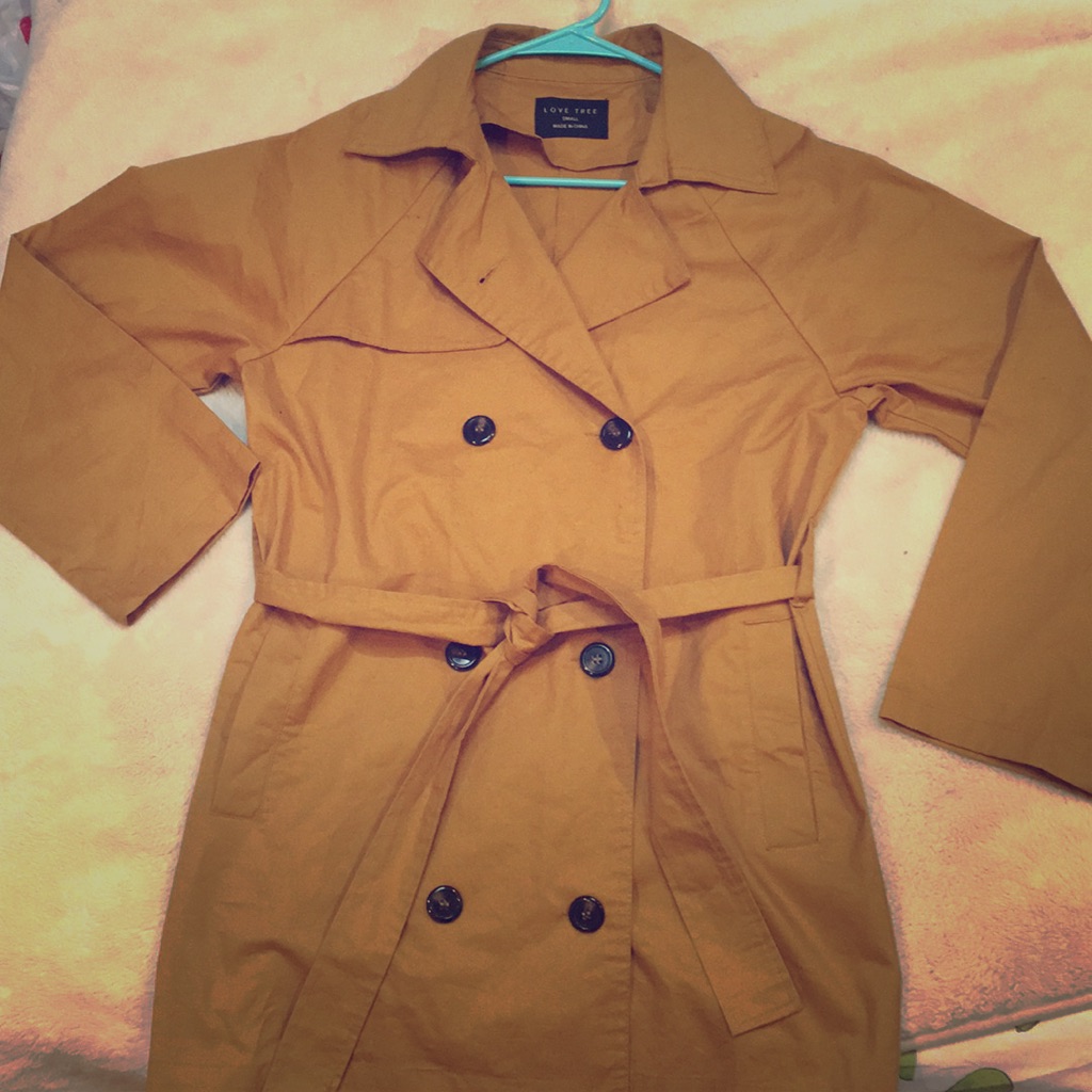 Love Tree Trench Coat